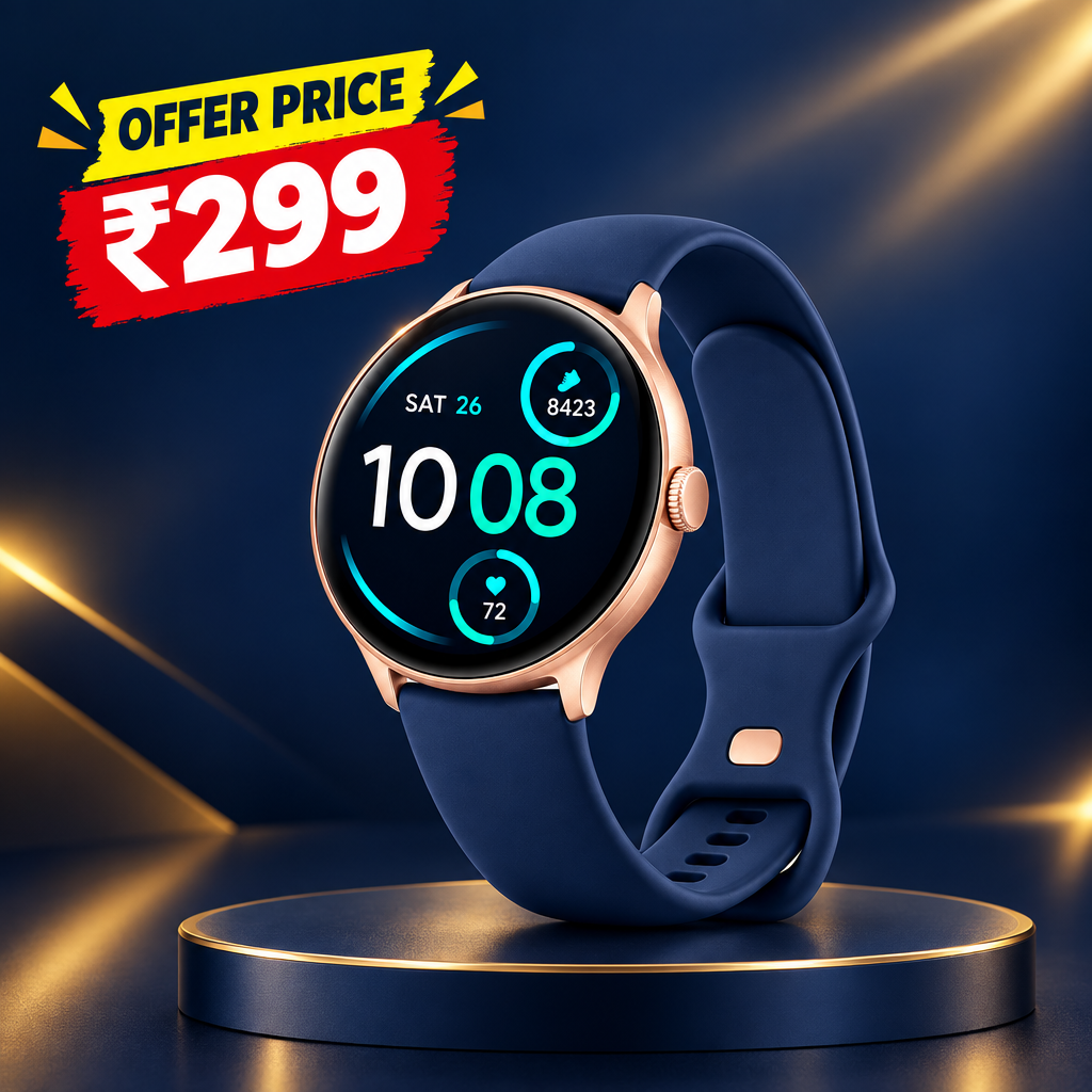 Round watch ₹299