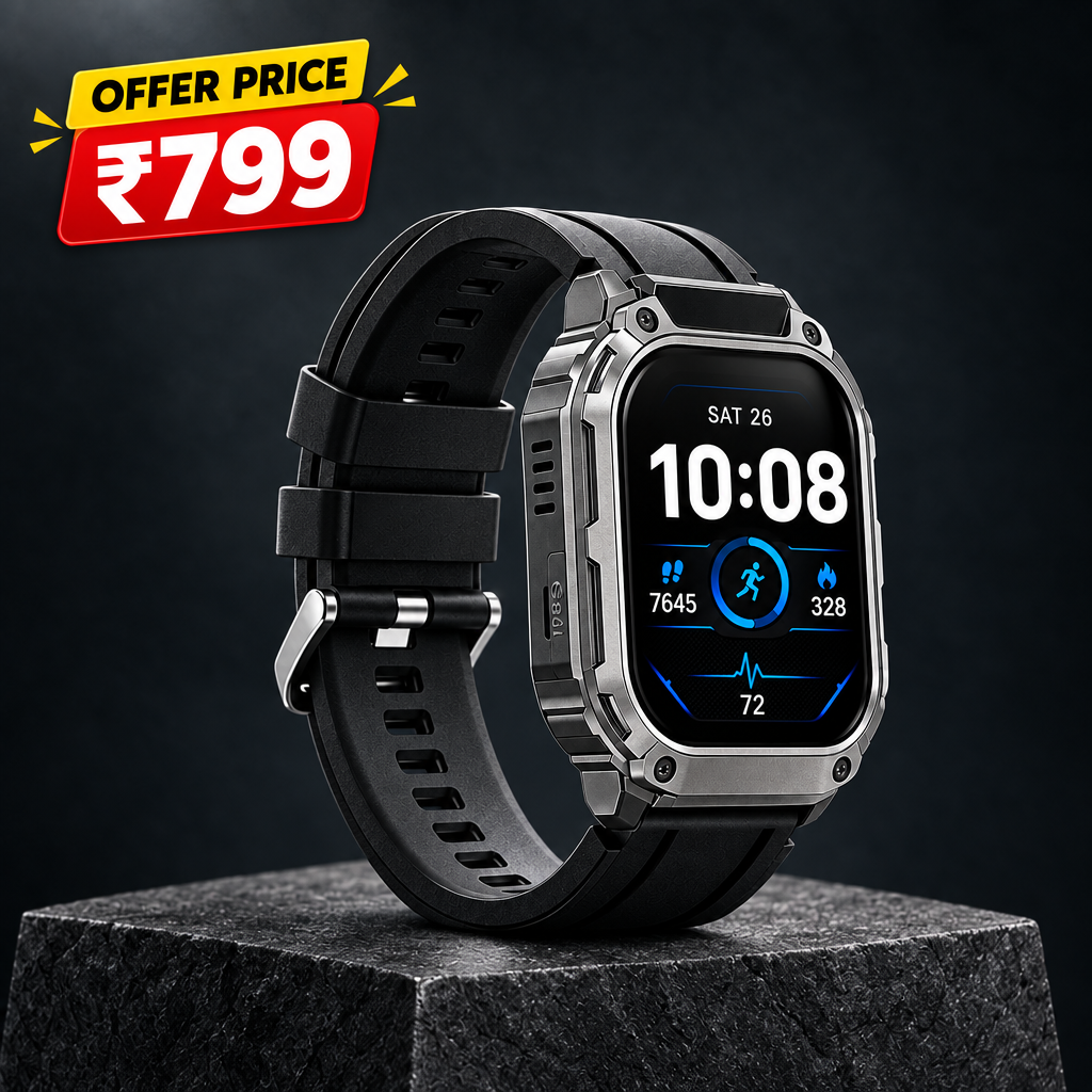 Rugged watch ₹799