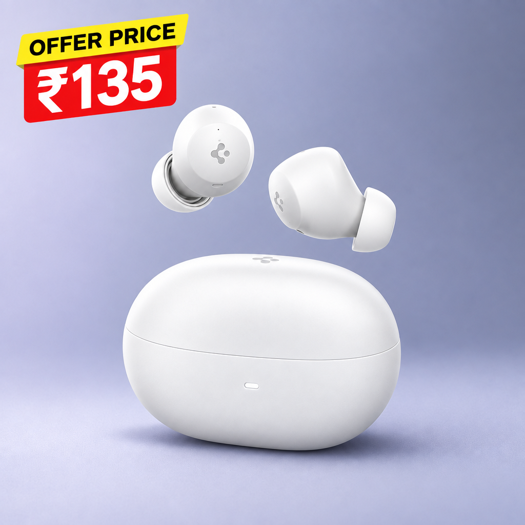 White earbuds ₹135