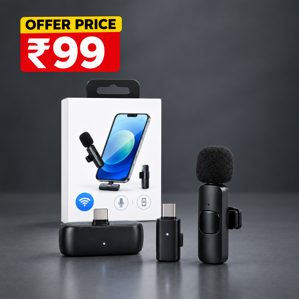 Wireless mic kit ₹99 updated offer image